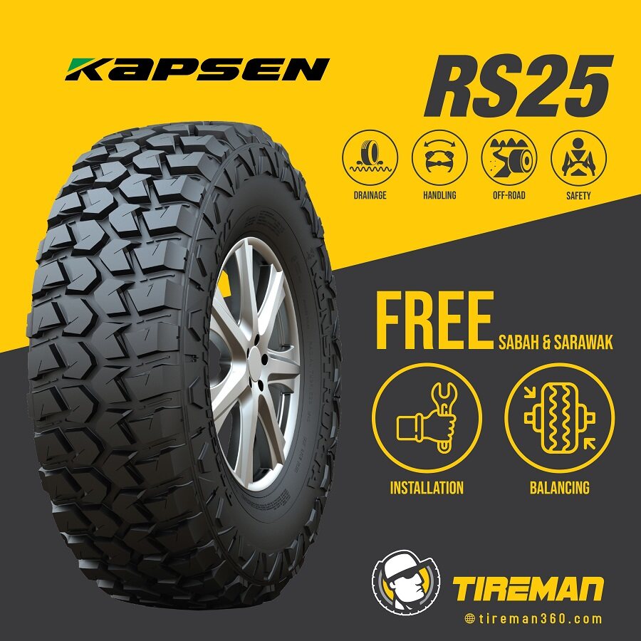 LLANTA LT265/65R17 10PR 120/117Q KAPSEN RS25 MT TL